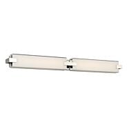 Bliss 1-Light LED Bathroom Vanity Light in Polished Nickel