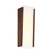 Modern Forms Elysia 4 Inch Wall Sconce in Dark Walnut