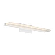 Level 1-Light LED Bathroom Vanity Light in White