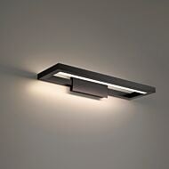 View 1-Light LED Bathroom Vanity Light in Black