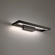 View 1-Light LED Bathroom Vanity Light in Black