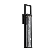 Revere 1-Light LED Outdoor Wall Sconce in Black