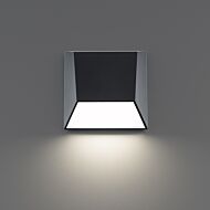 Atlantis 1-Light LED Outdoor Wall Light in Black