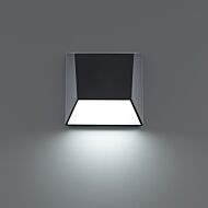 Atlantis 1-Light LED Outdoor Wall Light in Black