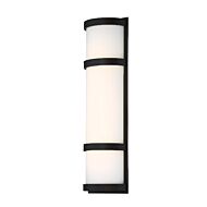 Latitude 1-Light LED Wall Light in Black