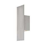 Icon 1-Light LED Wall Light in Brushed Aluminum