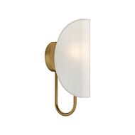 Seno 1-Light Wall Sconce in Aged Gold
