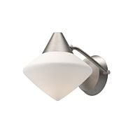 Nora 1-Light Bathroom Vanity Light in Brushed Nickel