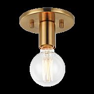 Matteo Kasa 1 Light Wall Sconce In Aged Gold Brass