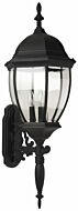 Craftmade Bent Glass 36" Outdoor Wall Light in Textured Matte Black