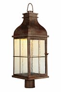 Craftmade Vincent 27" Outdoor Post Light in Weathered Copper