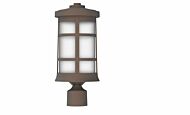 Craftmade Composite Lanterns 17" Outdoor Post Light in Bronze