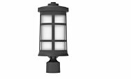 Craftmade Composite Lanterns 17" Outdoor Post Light in Textured Matte Black