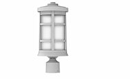 Craftmade Composite Lanterns 17" Outdoor Post Light in Textured White