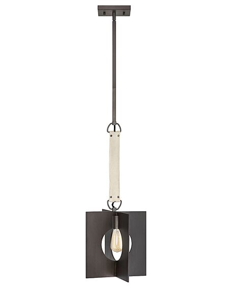 Hinkley Republic 1-Light Outdoor Light In Satin Nickel