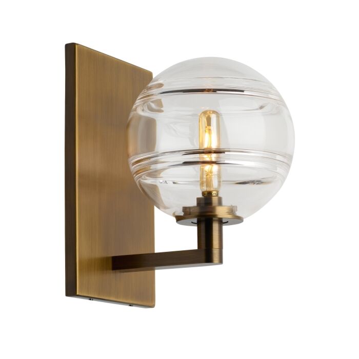 Visual Comfort Modern Sedona 9 Wall Sconce in Aged Brass and