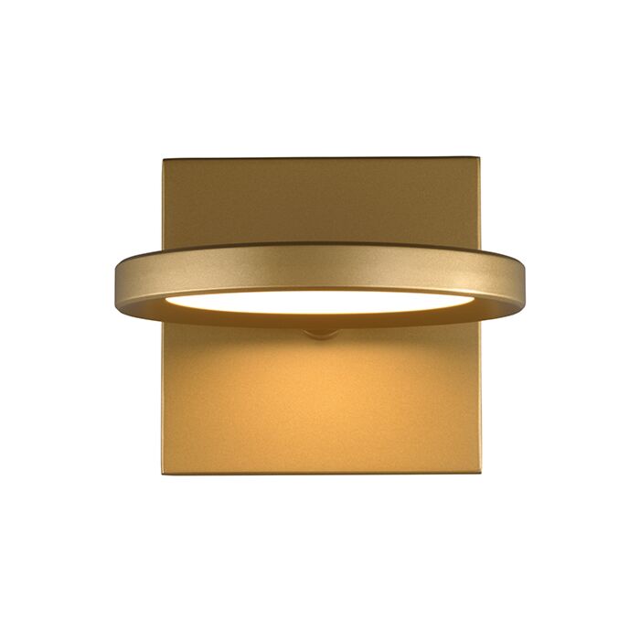 Visual Comfort Modern Spectica 3000K LED 5 Wall Sconce in Satin Gold and  Acrylic