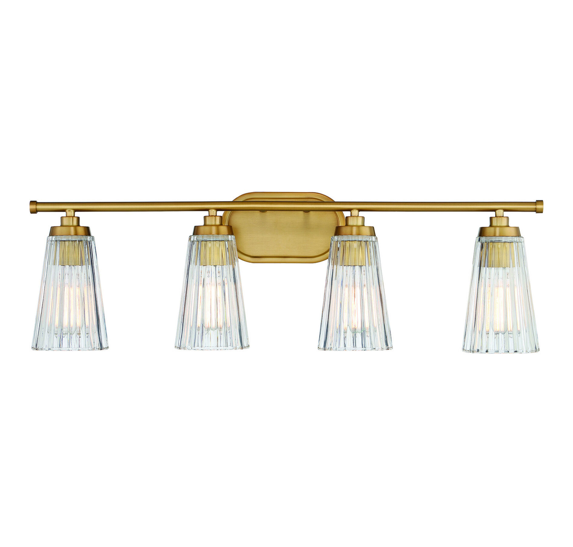 Brass 4 store light vanity light